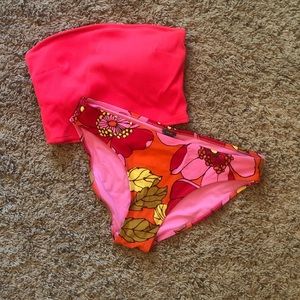 Aerie Floral Swim Bikini Bottom